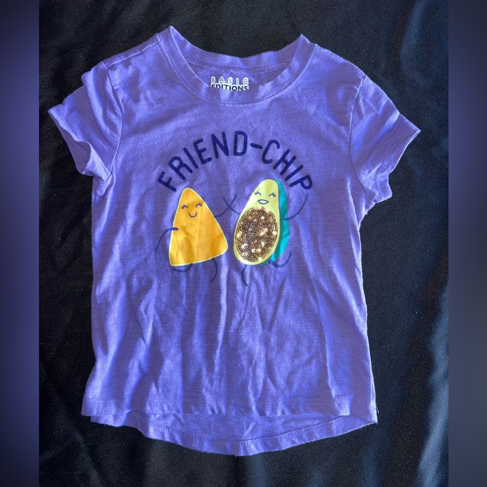 Rabbit Skins Kids Purple Friend-Chip Tee (7)